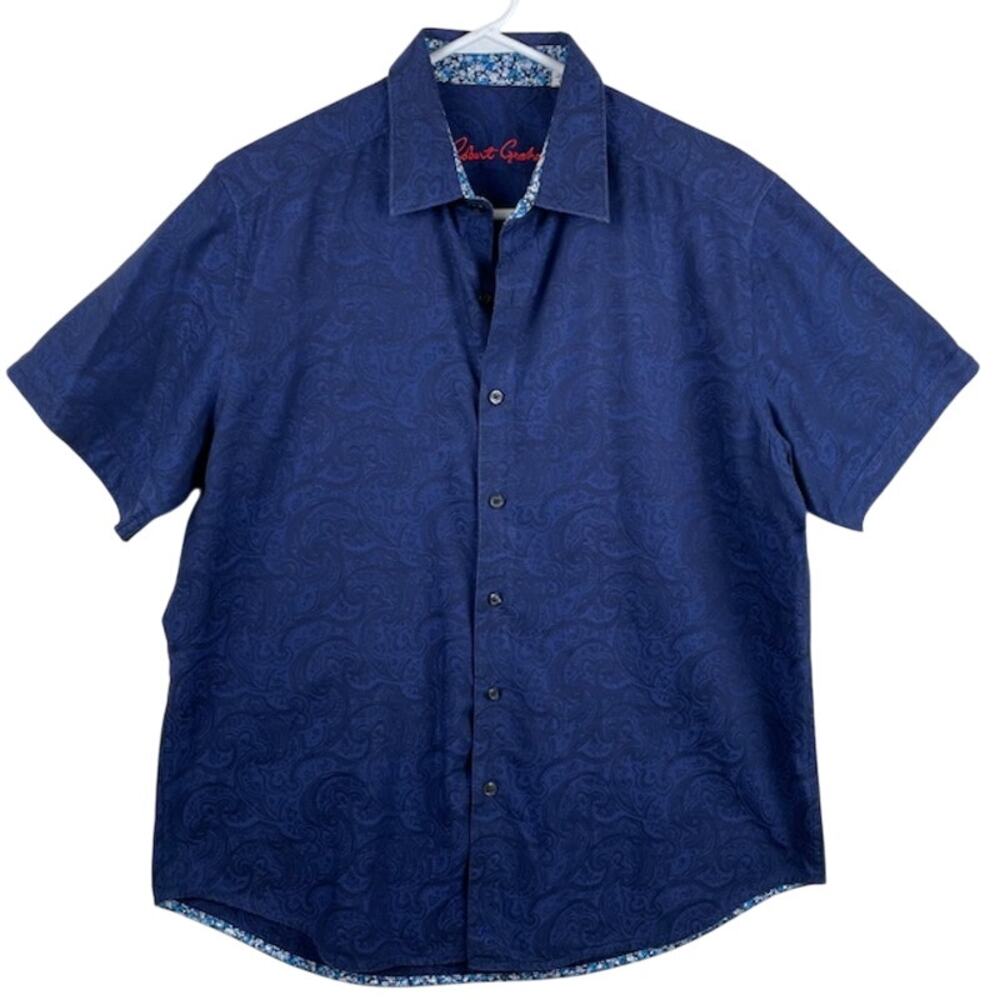Robert Graham men's "classic fit" paisley print button down.